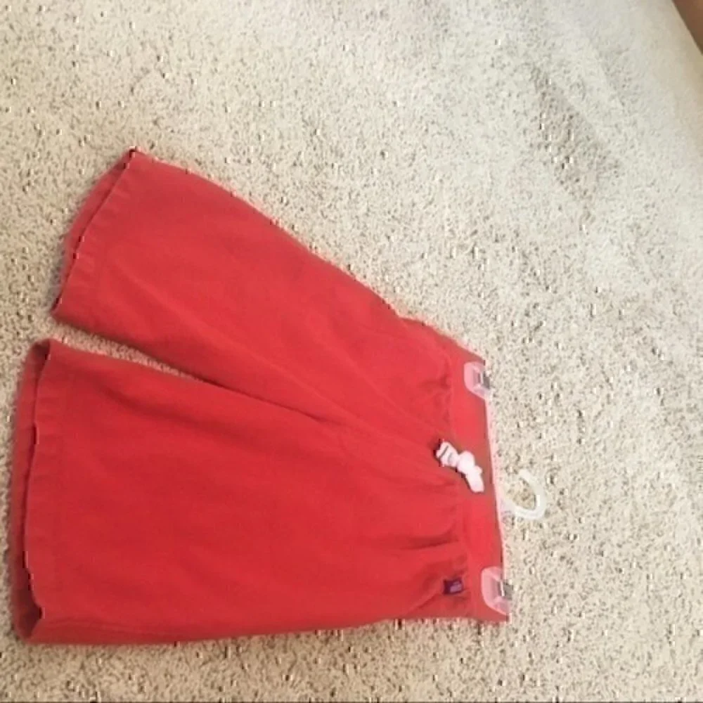 Boys size 7 Carters red sweat shorts